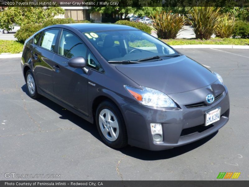 Winter Gray Metallic / Misty Gray 2010 Toyota Prius Hybrid IV