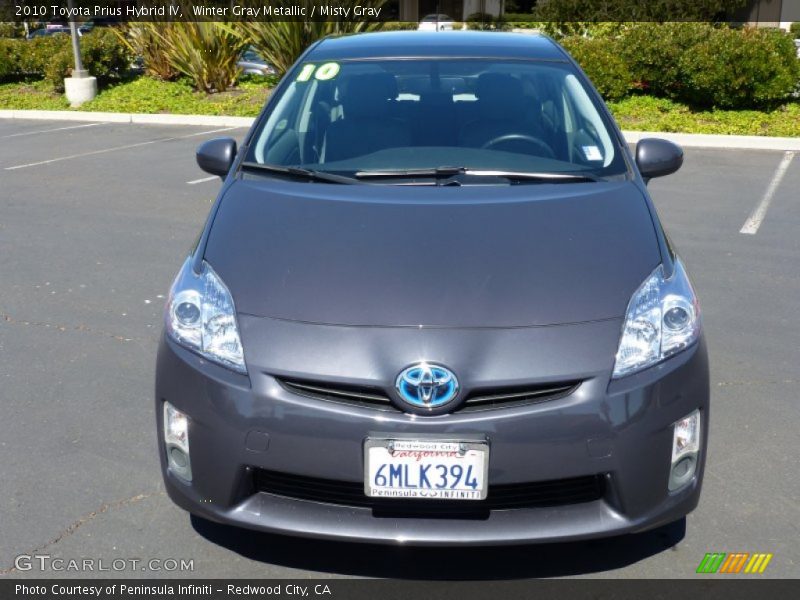 Winter Gray Metallic / Misty Gray 2010 Toyota Prius Hybrid IV