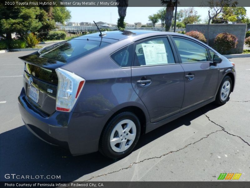 Winter Gray Metallic / Misty Gray 2010 Toyota Prius Hybrid IV