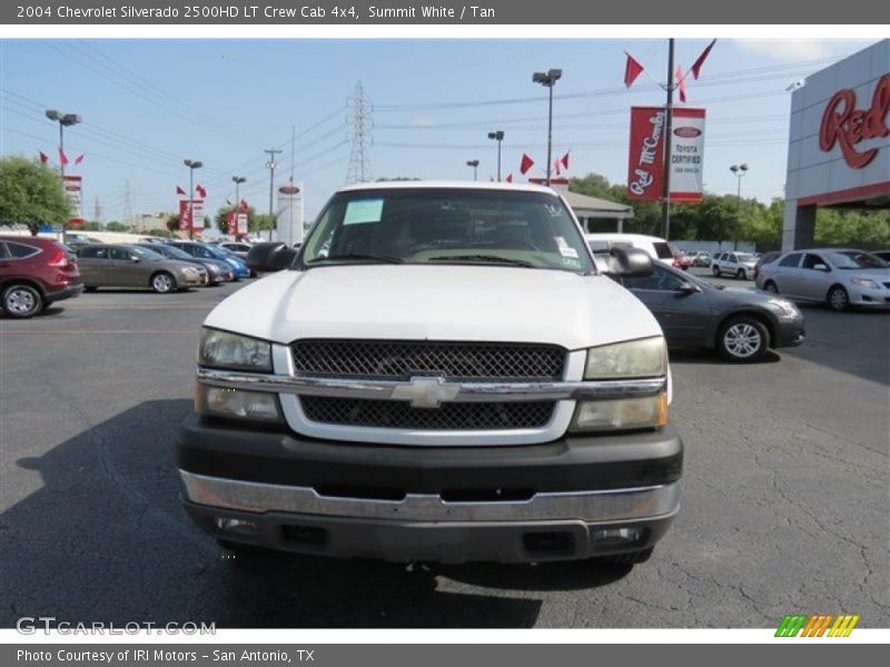 Summit White / Tan 2004 Chevrolet Silverado 2500HD LT Crew Cab 4x4
