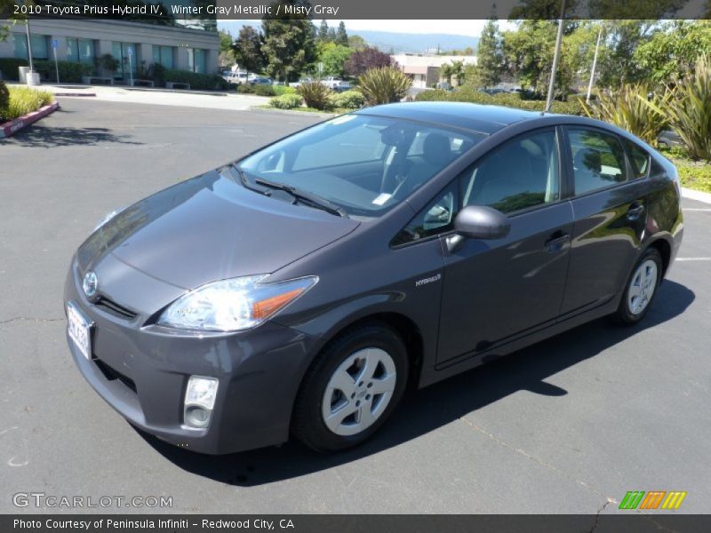 Winter Gray Metallic / Misty Gray 2010 Toyota Prius Hybrid IV