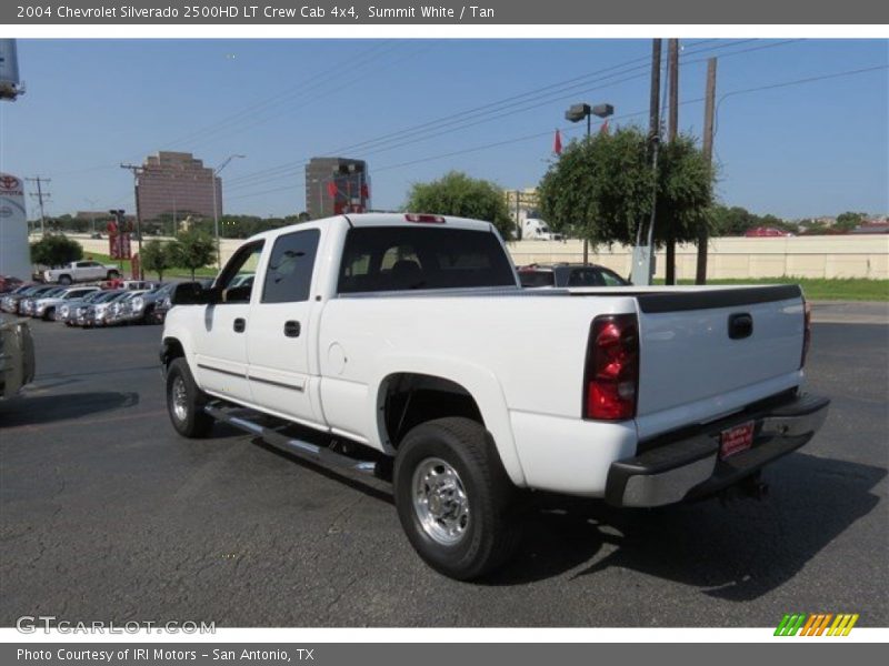 Summit White / Tan 2004 Chevrolet Silverado 2500HD LT Crew Cab 4x4