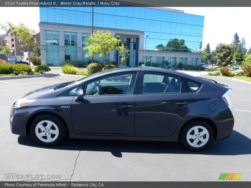 Winter Gray Metallic / Misty Gray 2010 Toyota Prius Hybrid IV