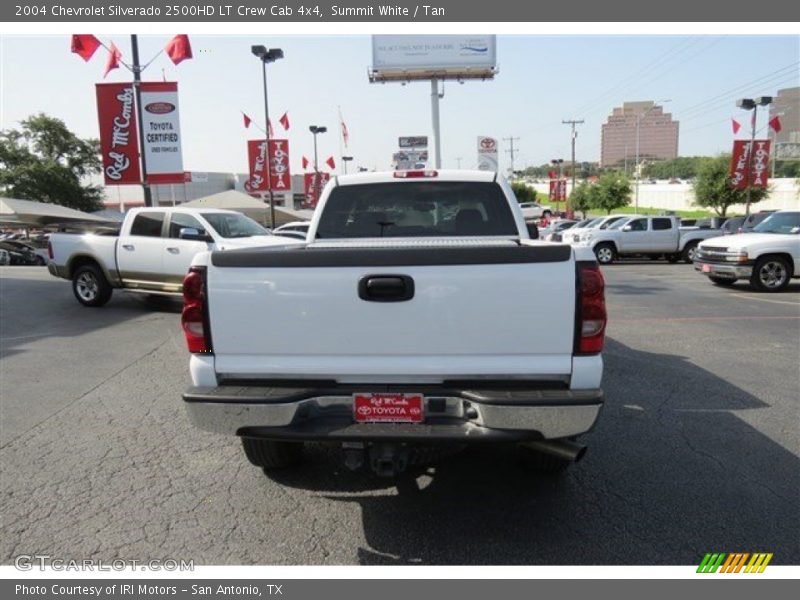 Summit White / Tan 2004 Chevrolet Silverado 2500HD LT Crew Cab 4x4
