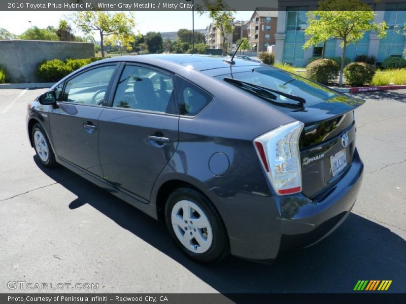 Winter Gray Metallic / Misty Gray 2010 Toyota Prius Hybrid IV