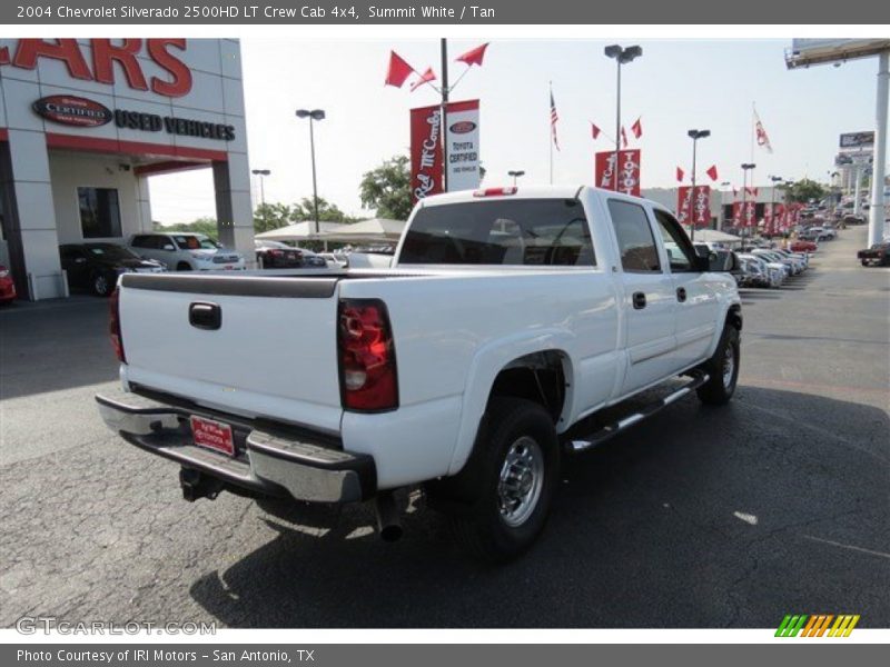 Summit White / Tan 2004 Chevrolet Silverado 2500HD LT Crew Cab 4x4