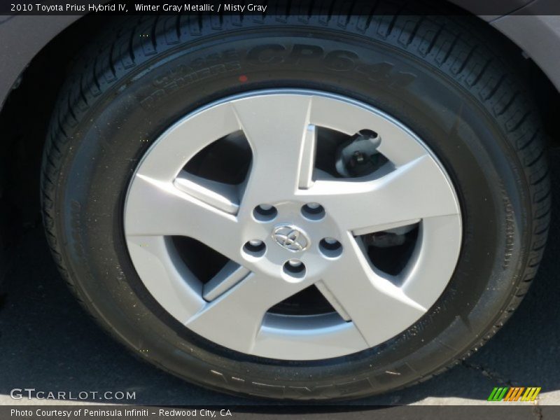 Winter Gray Metallic / Misty Gray 2010 Toyota Prius Hybrid IV