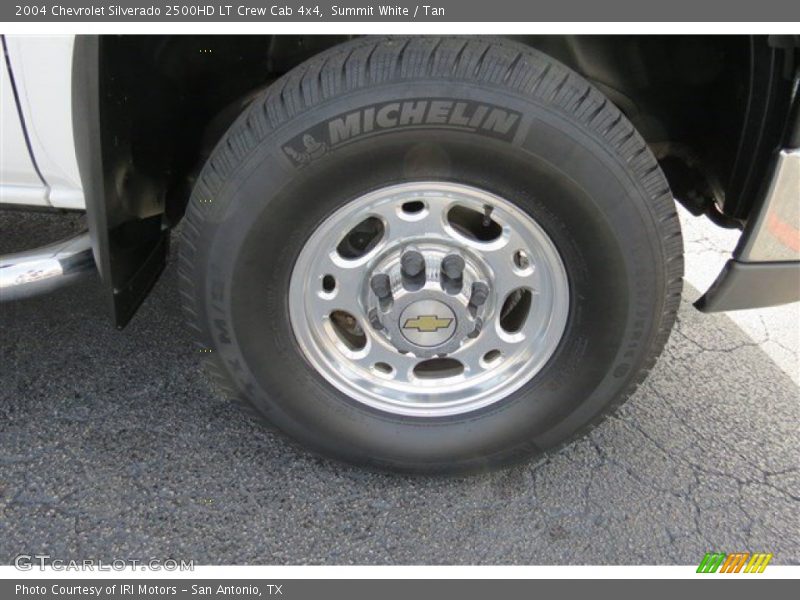 Summit White / Tan 2004 Chevrolet Silverado 2500HD LT Crew Cab 4x4