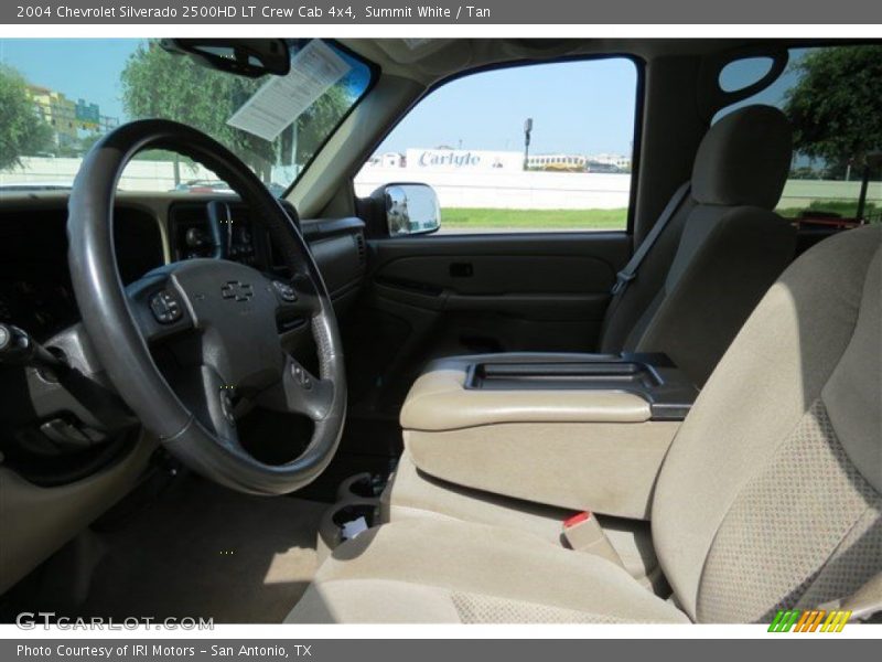 Summit White / Tan 2004 Chevrolet Silverado 2500HD LT Crew Cab 4x4