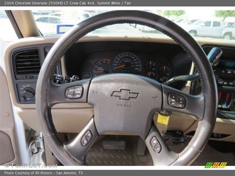 Summit White / Tan 2004 Chevrolet Silverado 2500HD LT Crew Cab 4x4