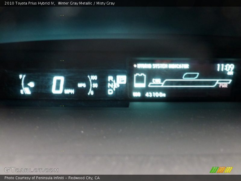 Winter Gray Metallic / Misty Gray 2010 Toyota Prius Hybrid IV