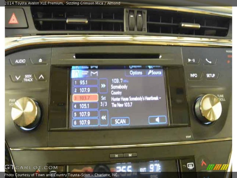 Sizzling Crimson Mica / Almond 2014 Toyota Avalon XLE Premium