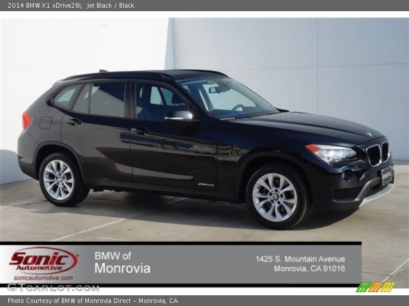 Jet Black / Black 2014 BMW X1 xDrive28i