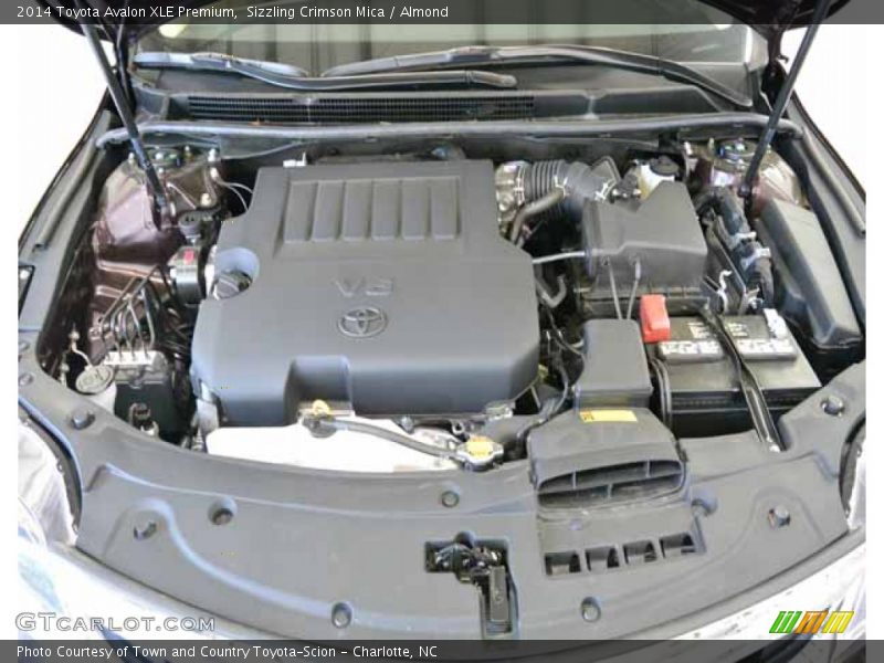 Sizzling Crimson Mica / Almond 2014 Toyota Avalon XLE Premium
