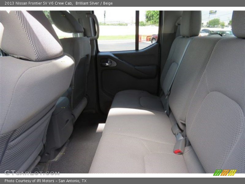 Brilliant Silver / Beige 2013 Nissan Frontier SV V6 Crew Cab