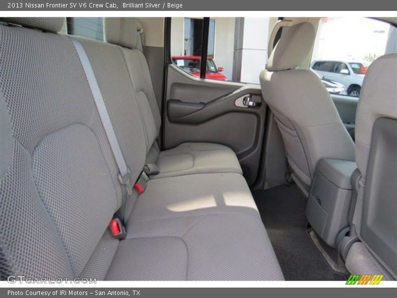 Brilliant Silver / Beige 2013 Nissan Frontier SV V6 Crew Cab