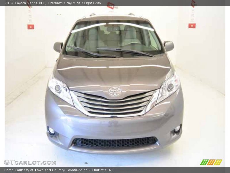 Predawn Gray Mica / Light Gray 2014 Toyota Sienna XLE