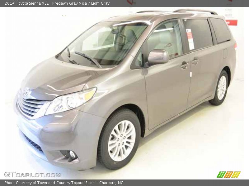 Predawn Gray Mica / Light Gray 2014 Toyota Sienna XLE