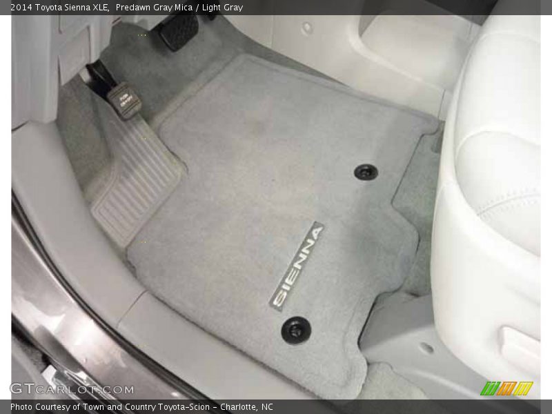 Predawn Gray Mica / Light Gray 2014 Toyota Sienna XLE
