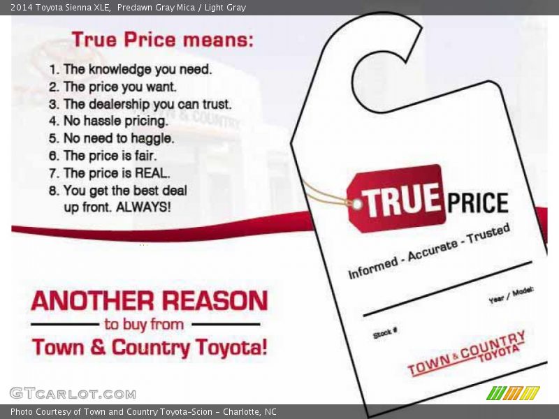 Predawn Gray Mica / Light Gray 2014 Toyota Sienna XLE