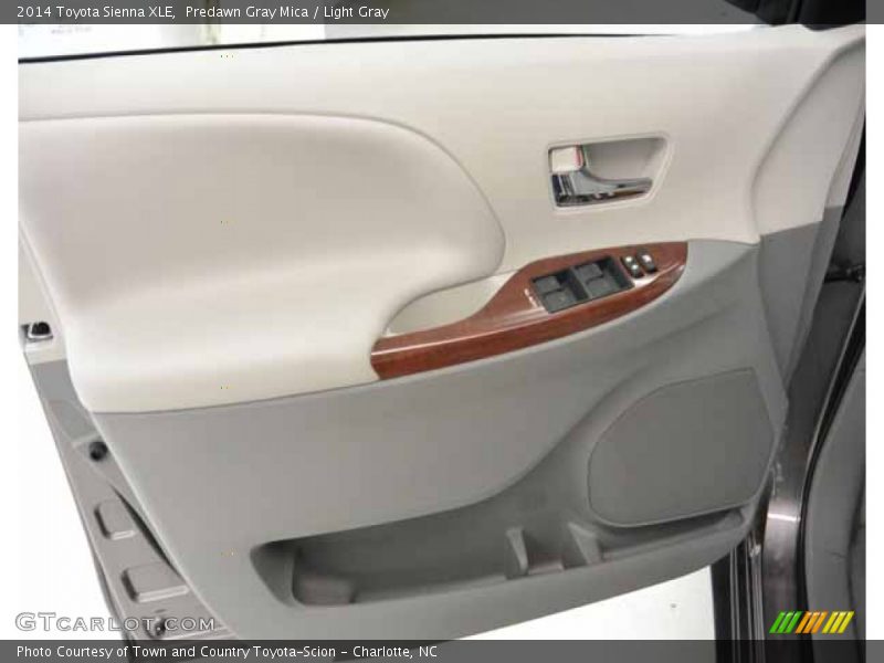 Predawn Gray Mica / Light Gray 2014 Toyota Sienna XLE