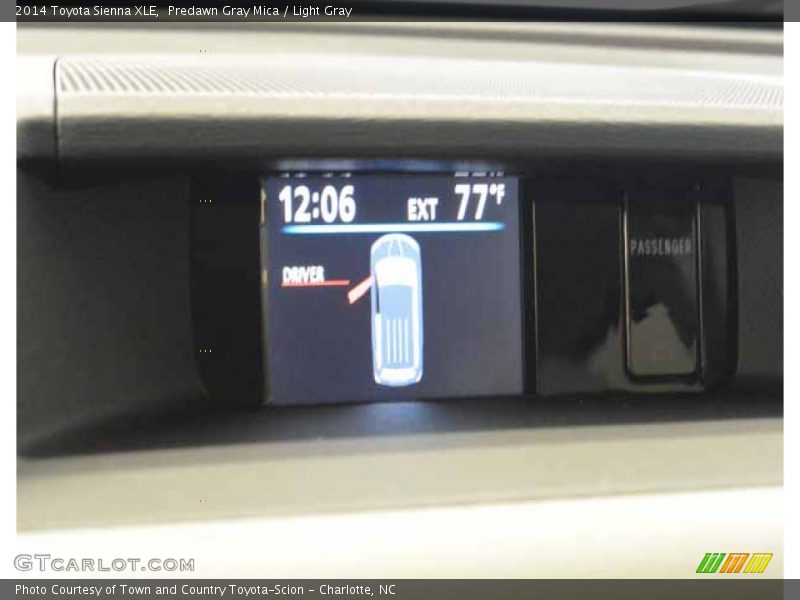 Predawn Gray Mica / Light Gray 2014 Toyota Sienna XLE