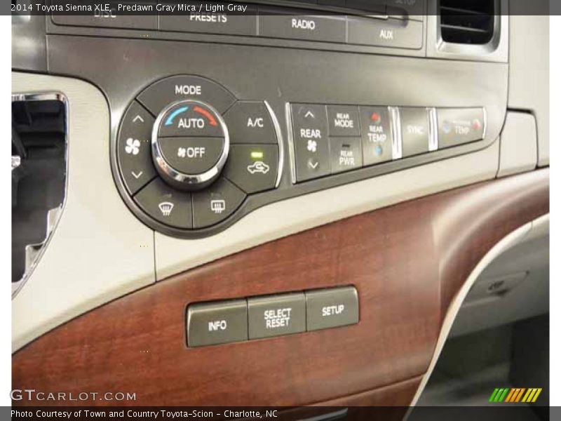 Predawn Gray Mica / Light Gray 2014 Toyota Sienna XLE