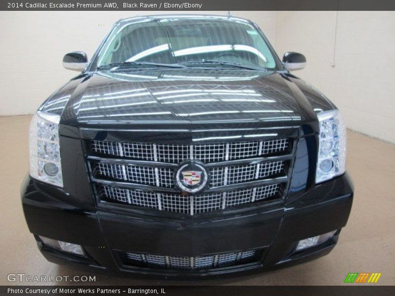 Black Raven / Ebony/Ebony 2014 Cadillac Escalade Premium AWD