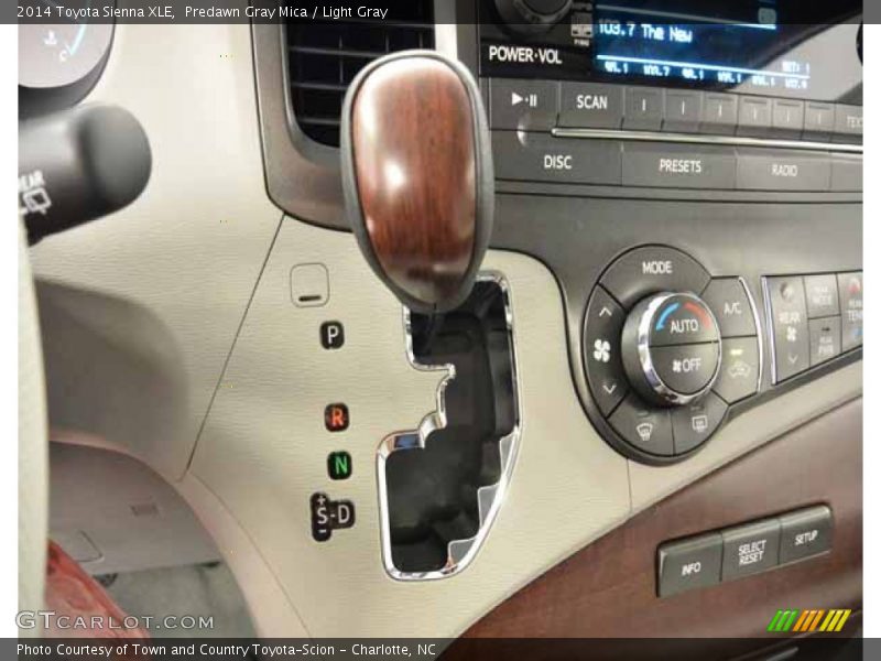 Predawn Gray Mica / Light Gray 2014 Toyota Sienna XLE