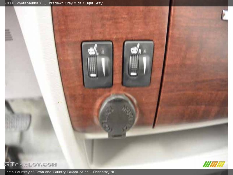 Predawn Gray Mica / Light Gray 2014 Toyota Sienna XLE