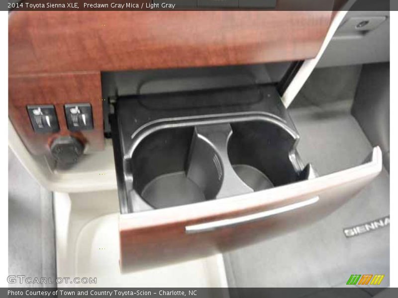 Predawn Gray Mica / Light Gray 2014 Toyota Sienna XLE