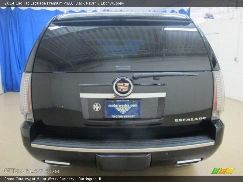 Black Raven / Ebony/Ebony 2014 Cadillac Escalade Premium AWD