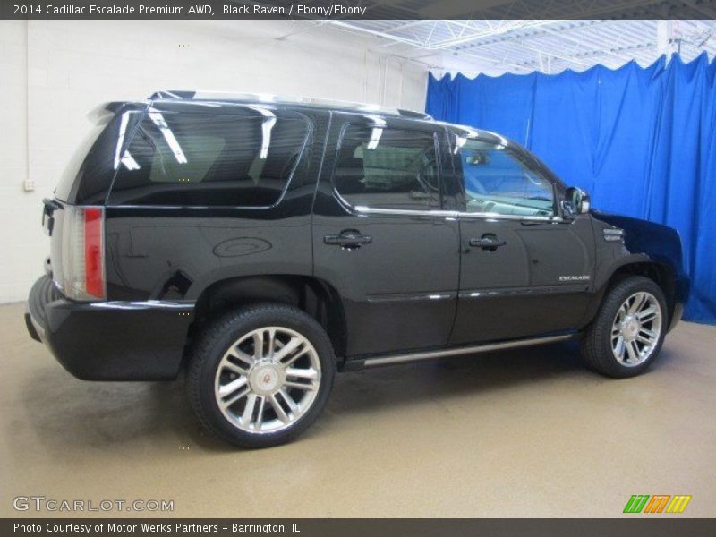 Black Raven / Ebony/Ebony 2014 Cadillac Escalade Premium AWD