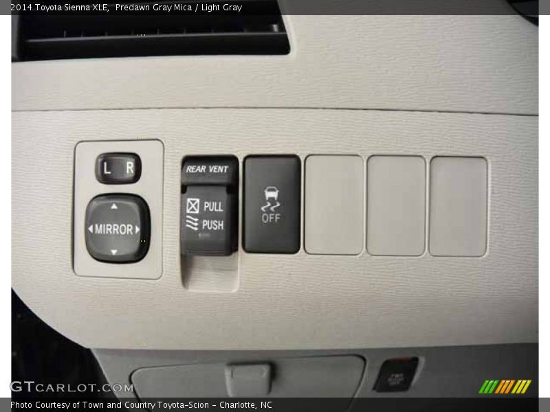 Predawn Gray Mica / Light Gray 2014 Toyota Sienna XLE