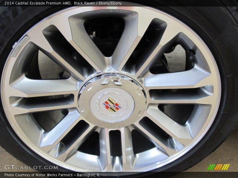 Black Raven / Ebony/Ebony 2014 Cadillac Escalade Premium AWD