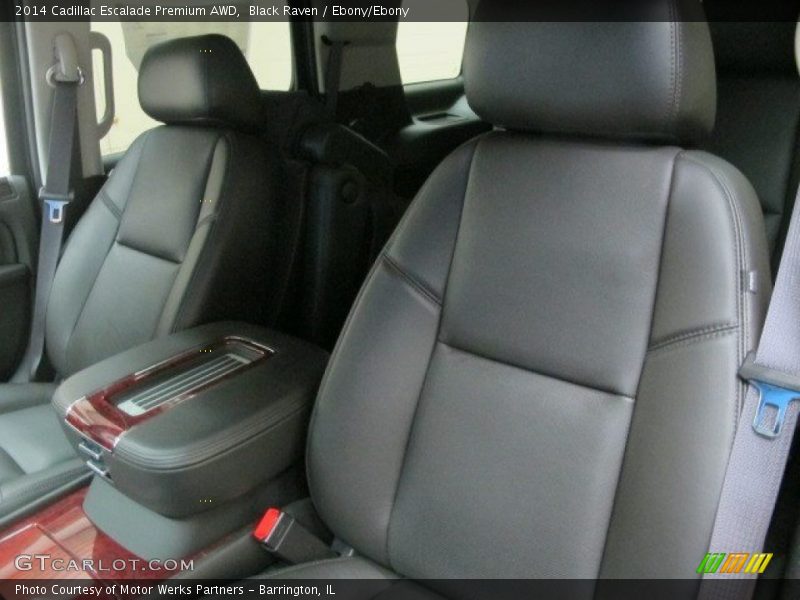 Black Raven / Ebony/Ebony 2014 Cadillac Escalade Premium AWD
