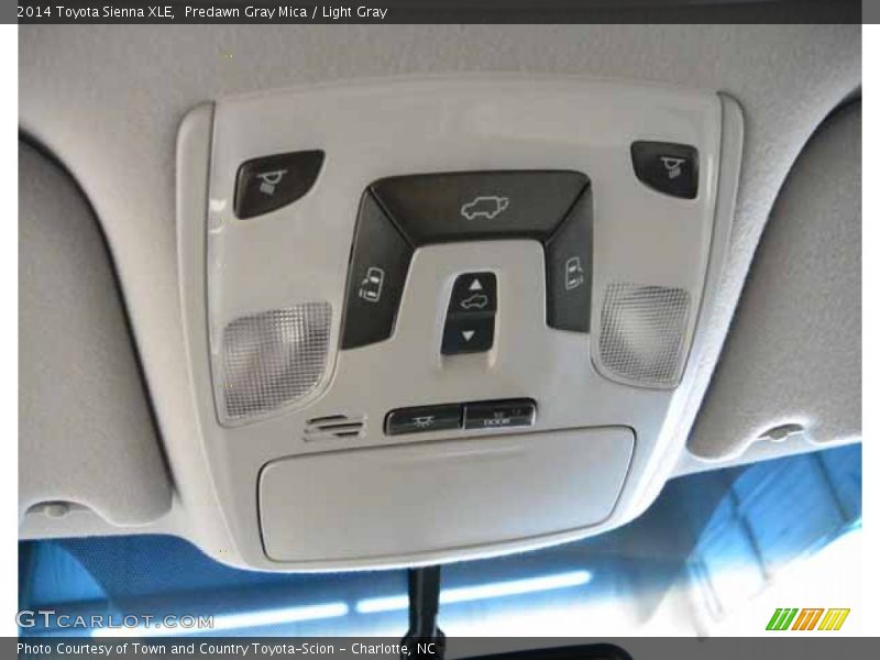 Predawn Gray Mica / Light Gray 2014 Toyota Sienna XLE