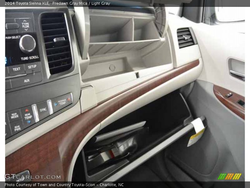 Predawn Gray Mica / Light Gray 2014 Toyota Sienna XLE