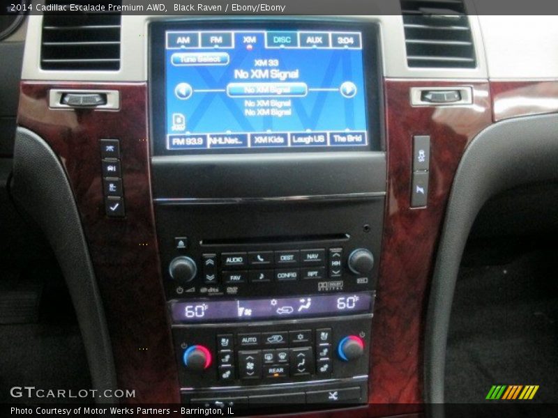 Black Raven / Ebony/Ebony 2014 Cadillac Escalade Premium AWD