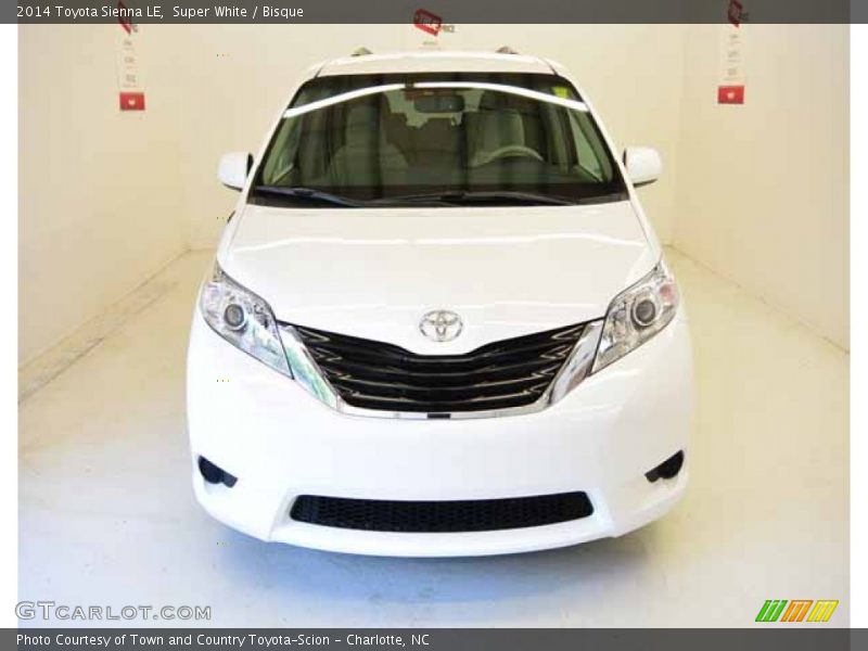 Super White / Bisque 2014 Toyota Sienna LE