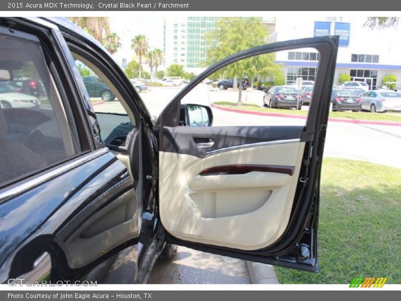 Crystal Black Pearl / Parchment 2015 Acura MDX Technology