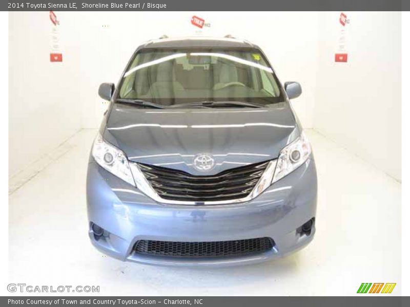 Shoreline Blue Pearl / Bisque 2014 Toyota Sienna LE