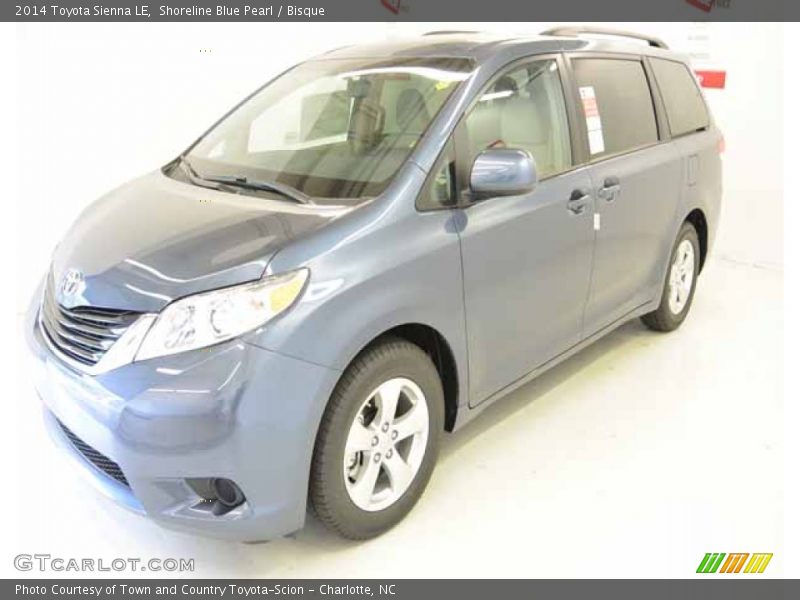 Shoreline Blue Pearl / Bisque 2014 Toyota Sienna LE