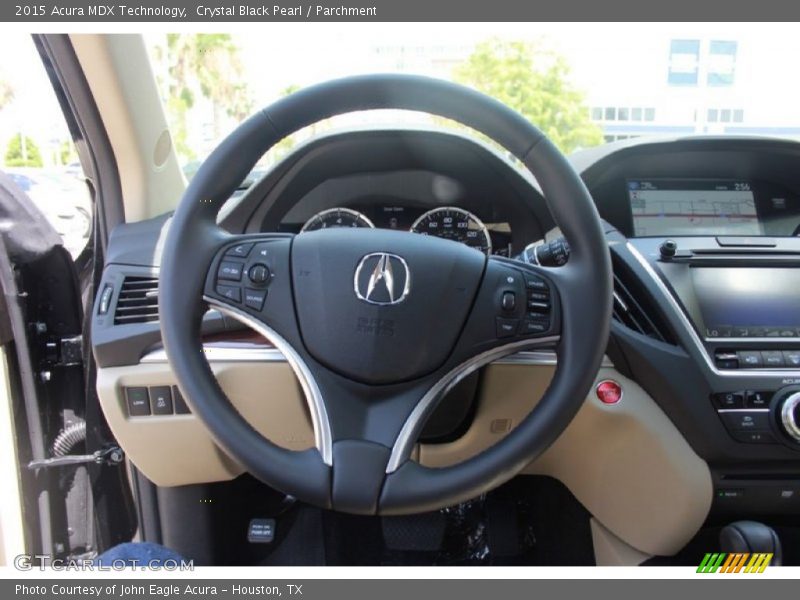 Crystal Black Pearl / Parchment 2015 Acura MDX Technology
