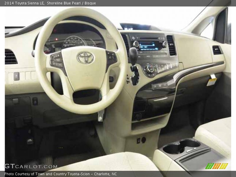 Shoreline Blue Pearl / Bisque 2014 Toyota Sienna LE