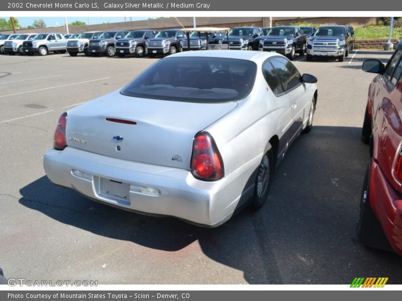 Galaxy Silver Metallic / Medium Gray 2002 Chevrolet Monte Carlo LS