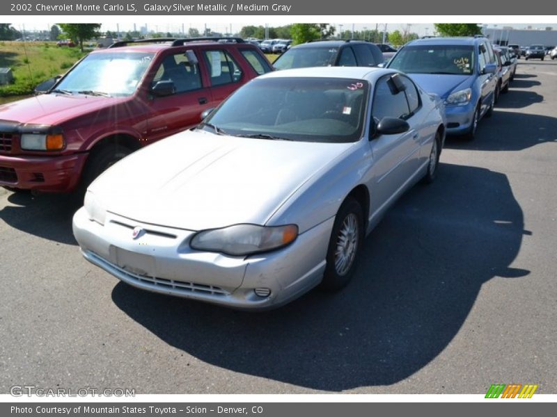 Galaxy Silver Metallic / Medium Gray 2002 Chevrolet Monte Carlo LS
