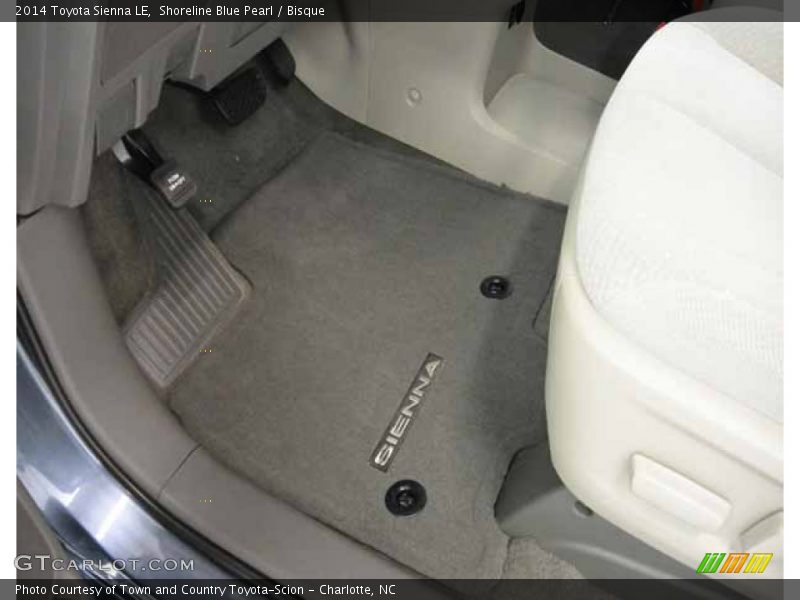 Shoreline Blue Pearl / Bisque 2014 Toyota Sienna LE