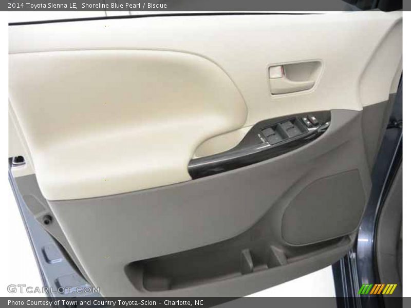 Shoreline Blue Pearl / Bisque 2014 Toyota Sienna LE