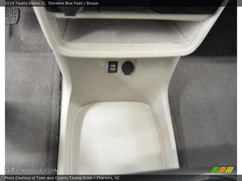 Shoreline Blue Pearl / Bisque 2014 Toyota Sienna LE